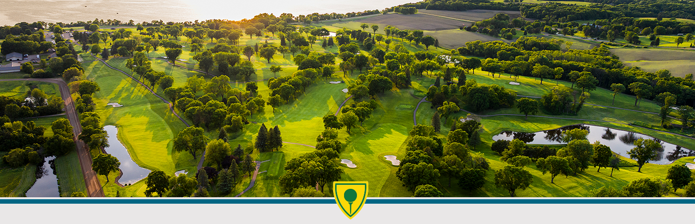 Island View Golf Course Aerial View